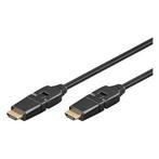 Haakse HDMI kabel 4K | Goobay | 3 meter, Verzenden, Nieuw