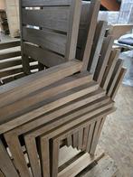 Showroommodel Montana dining tuinstoel teak met brede, Ophalen of Verzenden, Nieuw