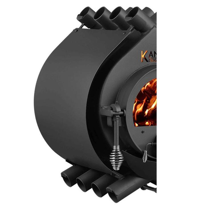 Houtkachel Bullerjan / Kanuk Hitte schilden buitenkant, Huis en Inrichting, Kachels, Houtkachel, Hout, Nieuw, Vrijstaand, Ophalen of Verzenden