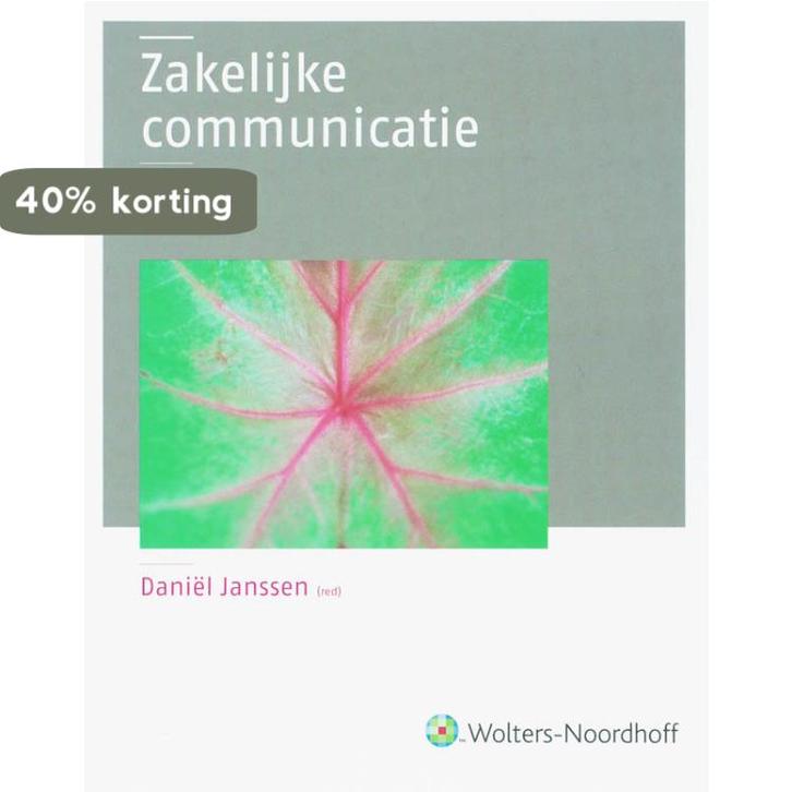 Zakelijke Communicatie 2 9789001432522 (Red) Janssen, Boeken, Economie, Management en Marketing, Gelezen, Verzenden