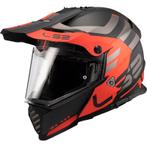 LS2 MX436 Pioneer Evo Adventurer M.Zwart Oranje Adventure, XS, Nieuw met kaartje, Overige merken, Heren