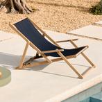 *WOONWINKEL* Kave Home Vilara Houten Strandstoel Inklapbaar, Verzenden, Nieuw