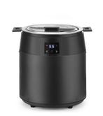 Hendi Soepketel | 10L | Zwart | 40°C-90°C | 230V/450W | Ø330, Ophalen of Verzenden, Nieuw in verpakking