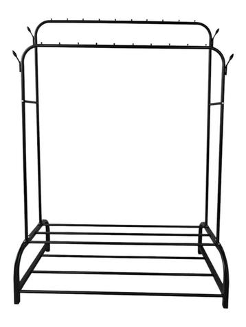 Kledingrek | Metaal met coating | 110x55x160cm | Zwart beschikbaar voor biedingen