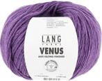 Lang Yarns Venus - 47 paars - Merino/Katoen Garen, Hobby en Vrije tijd, Breien en Haken, Ophalen of Verzenden, Nieuw