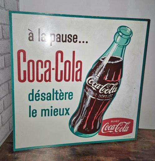Coca-Cola - neuhaus bagneux - Emaille plaat - Coca-cola, Antiek en Kunst, Antiek | Wandborden en Tegels