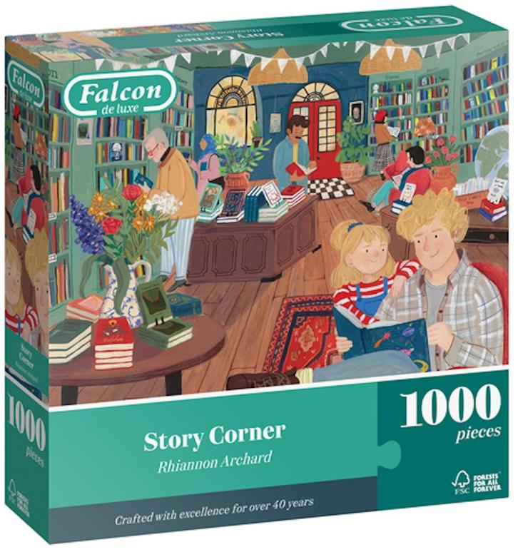 Story Corner Puzzel (1000 stukjes) | Falcon - Puzzels, Hobby en Vrije tijd, Denksport en Puzzels, Nieuw, Verzenden