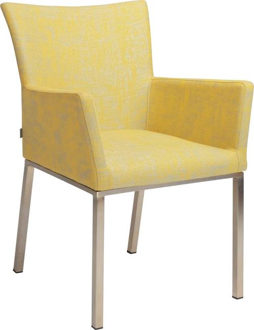 Stern nArtus Stoel Roestvrij Staal met Bekleding - zilver, Tuin en Terras, Tuinstoelen, Ophalen of Verzenden