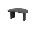 Salontafel Firenze 85 cm boon vorm - Zwart, Huis en Inrichting, Ophalen of Verzenden, Nieuw