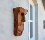 Beeldje - Mythical face - wall art - IJzer, Antiek en Kunst