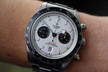 Horloge Tudor Black Bay Chrono 12/2022 Full set, Als nieuw beschikbaar voor biedingen