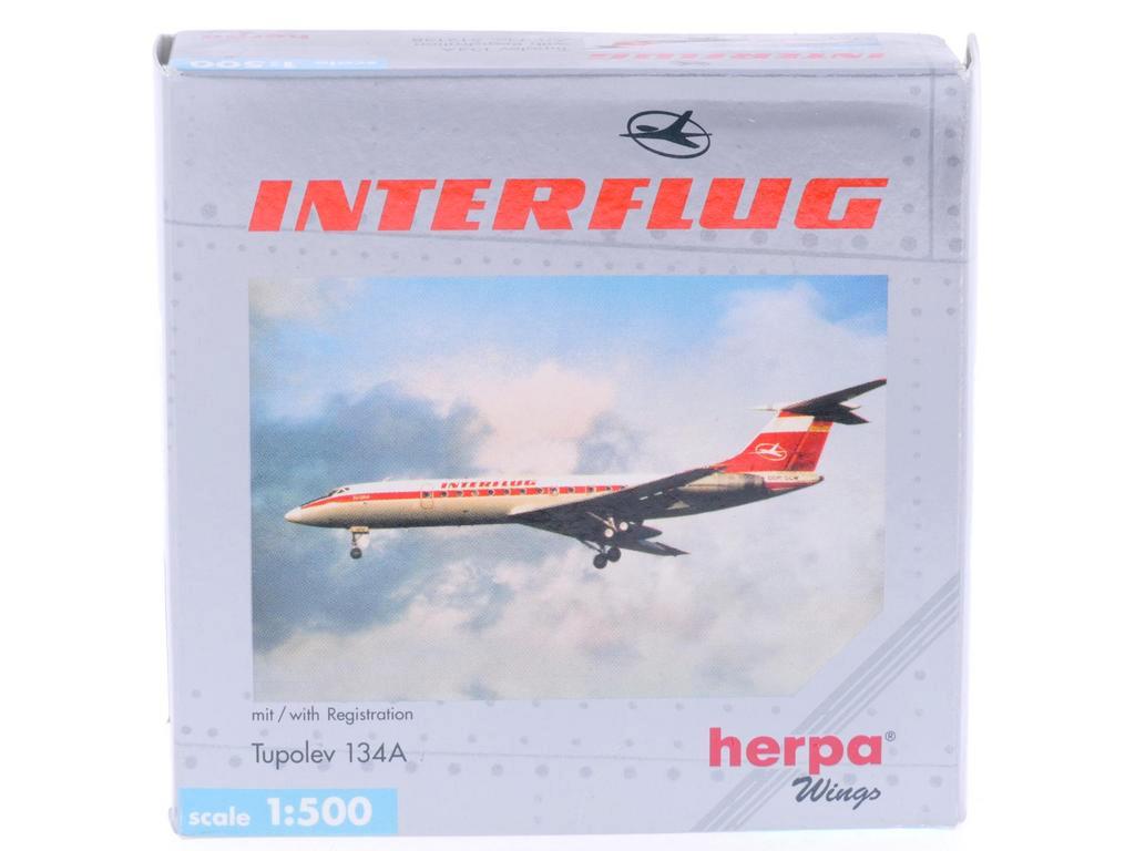 航空機・ヘリコプター Herpa Interflug Tupolev 134A 1/500 Herpa Interflug Tupolev 134A 1/500 Herpa Wings 1:500 Air