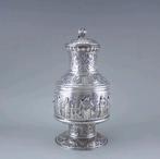 Hanau - Wijnkruik - Zilver, Antiek en Kunst
