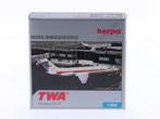 Schaal 1:500 Herpa 514446 TWA - Trans World Airlines Doug..., Ophalen of Verzenden, Zo goed als nieuw