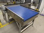 Opzet tafel met transportbaan, Polyketting, M01-10, blauw, Nieuw