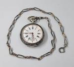 Huguenin Frères - met Niello kast & ketting - 1850-1900, Nieuw