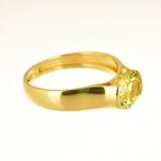 Ring - 18 karaat Geel goud Synthetische edelsteen, Sieraden, Tassen en Uiterlijk, Ringen, Nieuw