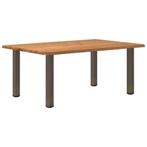 vidaXL Eettafel rechthoekig 180x120x74 cm massief eikenhout, Huis en Inrichting, Tafels | Eettafels, Verzenden, Nieuw