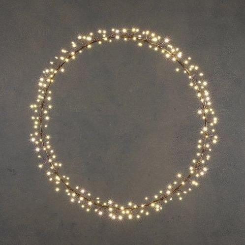 Tweedekans | Luca Lighting Lichtkrans met Warm Witte LED, Diversen, Kerst, Zo goed als nieuw, Ophalen of Verzenden