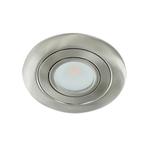 LED spot XL kantelbaar 5Watt rond NIKKEL IP65 dimbaar, Ophalen of Verzenden, Nieuw