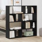 vidaXL Boekenkast/kamerverdeler zwart eiken 105x24x102 cm, Huis en Inrichting, Woonaccessoires | Kamerschermen, Verzenden, Nieuw