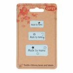 OPRY SKAI-LEREN LABELS MADE BY MAMA - licht groen, Verzenden, Nieuw