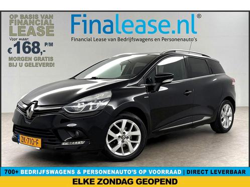 Renault Clio 0.9 TCe Limited Airco Cruise Carplay Nav €168pm, Auto's, Renault, Lease, Handgeschakeld, Stationwagon, Benzine, Zwart