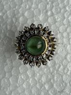 Ring - 14 karaat Geel goud - 1.00ct. tw. Toermalijn -, Sieraden, Tassen en Uiterlijk, Nieuw