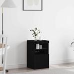 vidaXL Dressoir Zwart eiken 41 x 37 x 67 cm Bewerkt hout, Huis en Inrichting, Kasten | Dressoirs, Verzenden, Nieuw, Overige houtsoorten
