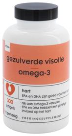 HEMA Gezuiverde visolie omega-3 - 300 stuks 3=50% / 2=30%, Sport en Fitness, Gezondheidsproducten en Wellness, Verzenden, Nieuw