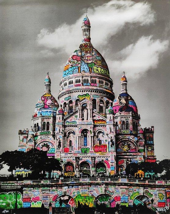 BLACH (Maxime Blachère) - Montmartre Bored Ape Night Fever, Antiek en Kunst, Kunst | Designobjecten