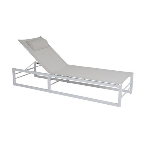 *WOONWINKEL* Ligbed Tuin Wit, Tuin en Terras, Tuinsets en Loungesets, Nieuw, Verzenden
