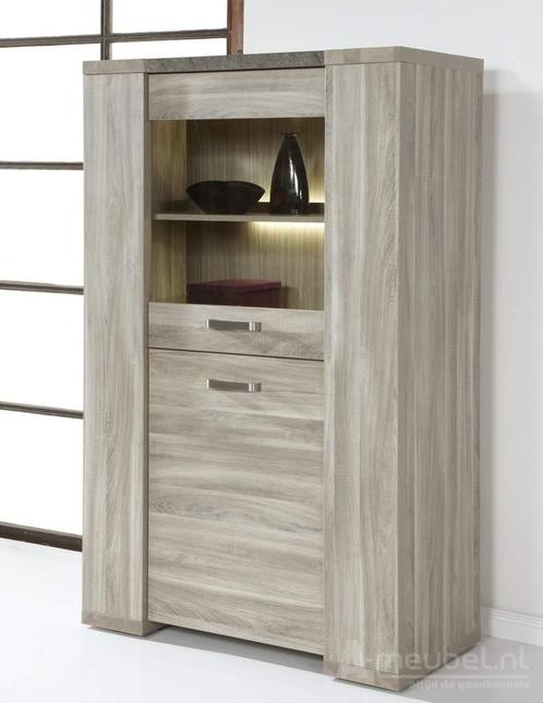 Kolomkast Glas Schiedam - vitrinekasten, Huis en Inrichting, Kasten | Buffetkasten, Nieuw, Overige materialen