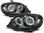 Koplampen CITROEN SAXO 09 99-06 03 ANGEL EYES ZWART dual..., Auto-onderdelen, Verlichting, Ophalen of Verzenden, Nieuw