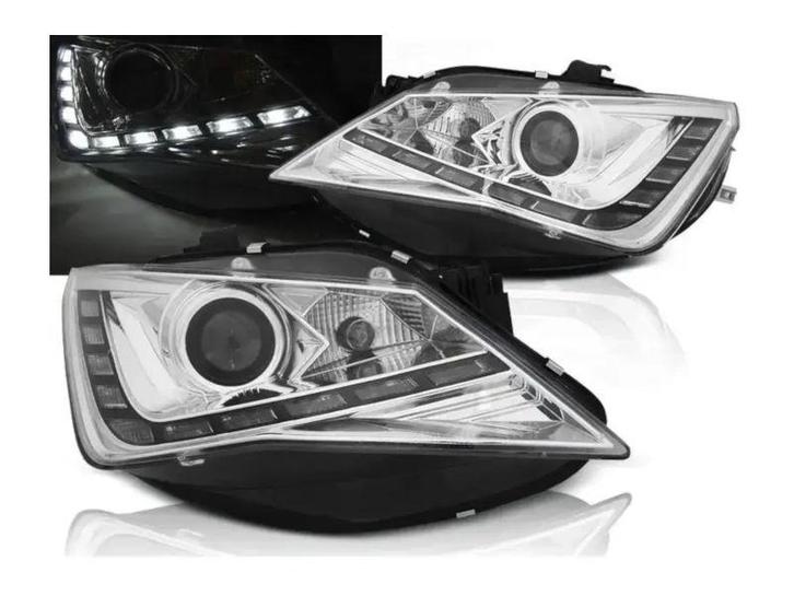 Seat Ibiza 6J Chrome LED koplamp units, Auto-onderdelen, Verlichting, Nieuw, Seat, Verzenden