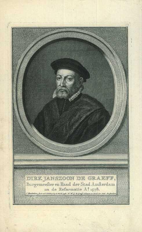 Portrait of Diederik Jansz. Graeff, Antiek en Kunst, Kunst | Etsen en Gravures