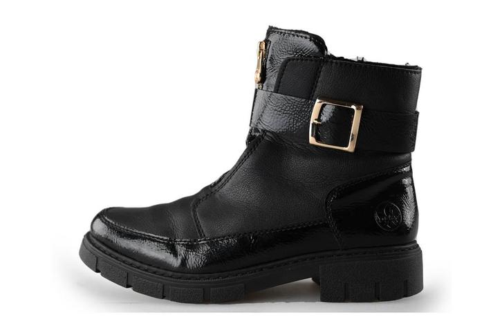 Rieker Biker boots in maat 40 Zwart | 10% korting, Kleding | Dames, Schoenen, Zwart, Zo goed als nieuw, Overige typen, Verzenden