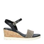 Tamaris sandalen voor dames in het Zwart, Tamaris, Verzenden, Zwart, Nieuw