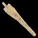 Vroege Griekse Bronzen Speerpunt - Wapen van een Oude, Antiek en Kunst