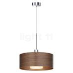 Bruck Cantara Hout Hanglamp LED, chroom glimmend/lampenkap e, Verzenden, Nieuw
