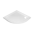 Douchebak Marmer Sapho Aqualine 90x90x3 cm Kwartrond Wit, Ophalen of Verzenden, Nieuw