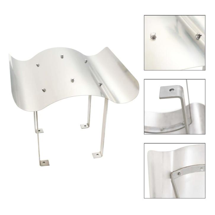 vidaXL Schoorsteenkap roestvrij staal 70 x 100 x 38 cm, Huis en Inrichting, Haarden, Nieuw, Verzenden