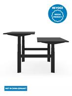 Laag-hoog duo bureau Excellent - zwart - blad naar keu..., Nieuw in verpakking