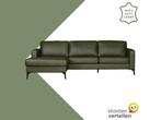 Leren hoekbank Match - 2.5-zits arm rechts + Longchair arm, Huis en Inrichting, Banken | Bankstellen, 250 tot 300 cm, Bohemian, Industrieel, Modern, Scandinavisch