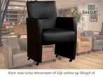 Leren eetkamerstoel Pleasure - Toledo Nero (zwart) - Zonder, Huis en Inrichting, Stoelen, Eigentijds, Modern, Zwart, Nieuw, Leer