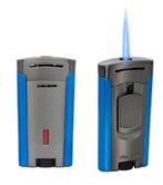 Aansteker Astral Single JetFlame Gunmetal and Blue, Verzenden, Nieuw
