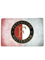 Metalen Wandbord - Feyenoord - Voetbal - Rood/Wit, Ophalen of Verzenden, Nieuw