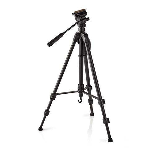 Tripod foto videocamera statief driepoot Pan/Tilt max 147 cm, Audio, Tv en Foto, Fotografie | Statieven en Balhoofden, Driepoot