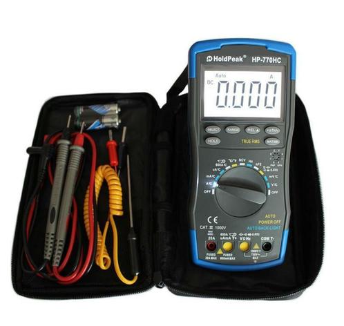 Multimeter NCV TRUE RMS HP-770HC, Doe-het-zelf en Verbouw, Meetapparatuur, Multimeter, Nieuw, Ophalen of Verzenden