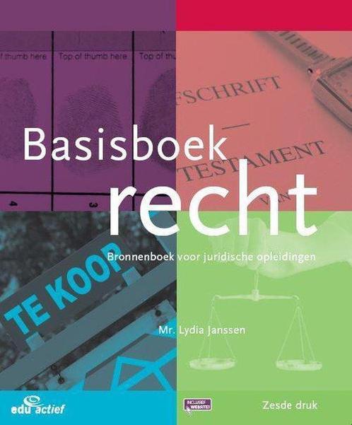 MBO Recht - Basisboek recht, 9789037227116, Boeken, Studieboeken en Cursussen, Zo goed als nieuw, Verzenden